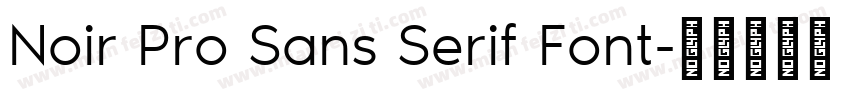 Noir Pro Sans Serif Font字体转换